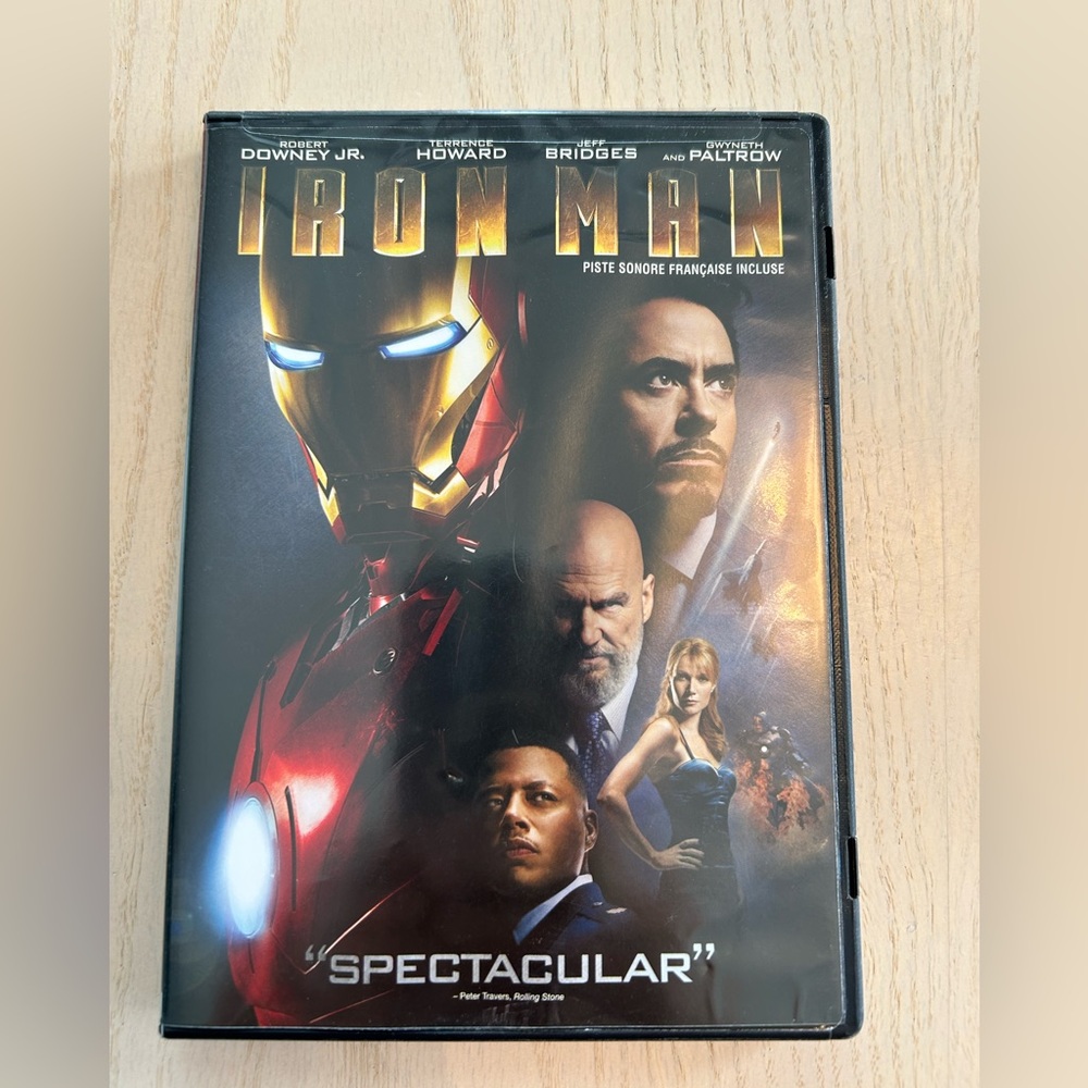 3/20 Iron man DVD